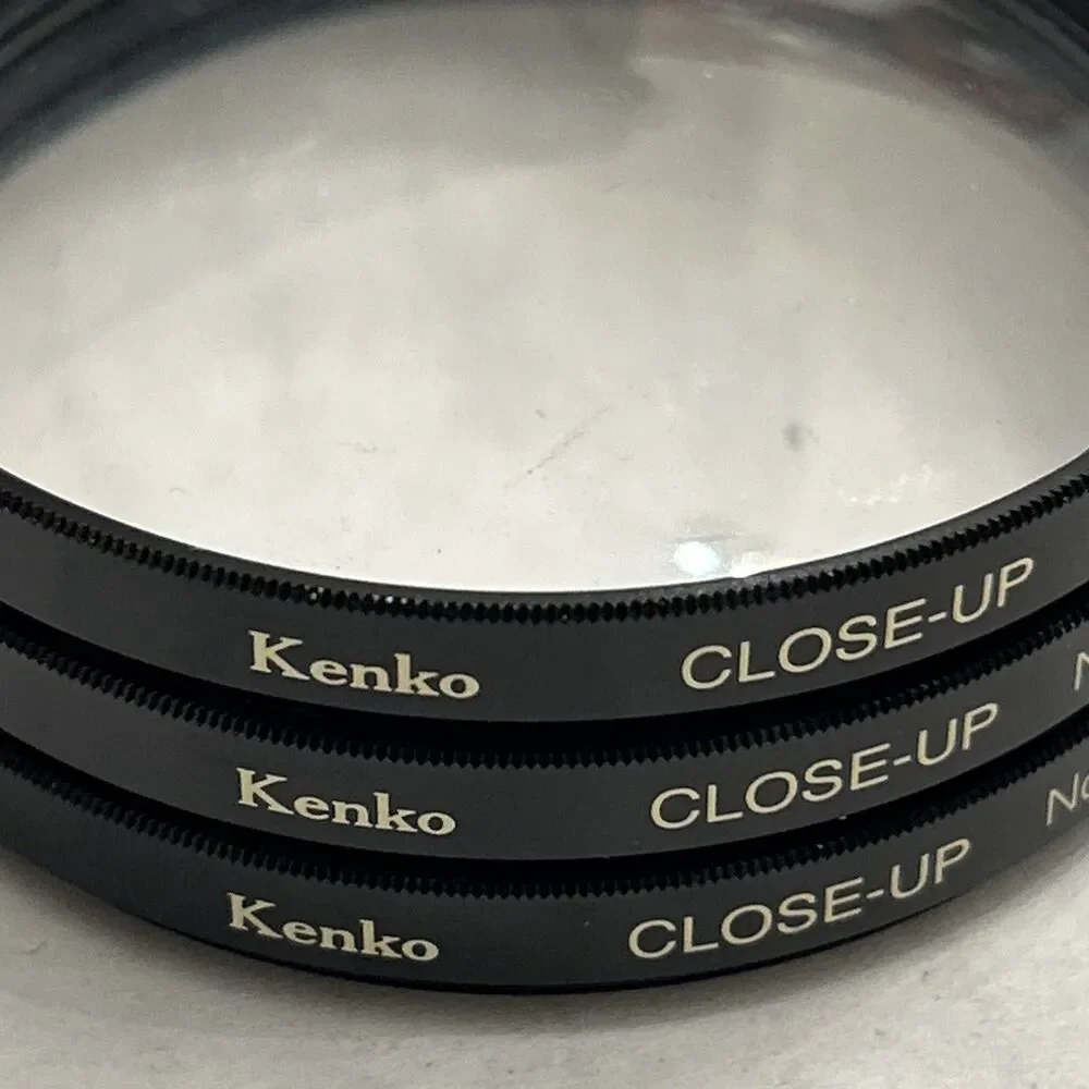 Kenko 62 MM Close Up Filter Set +1, +2, +4 w/Case - Optical Glass